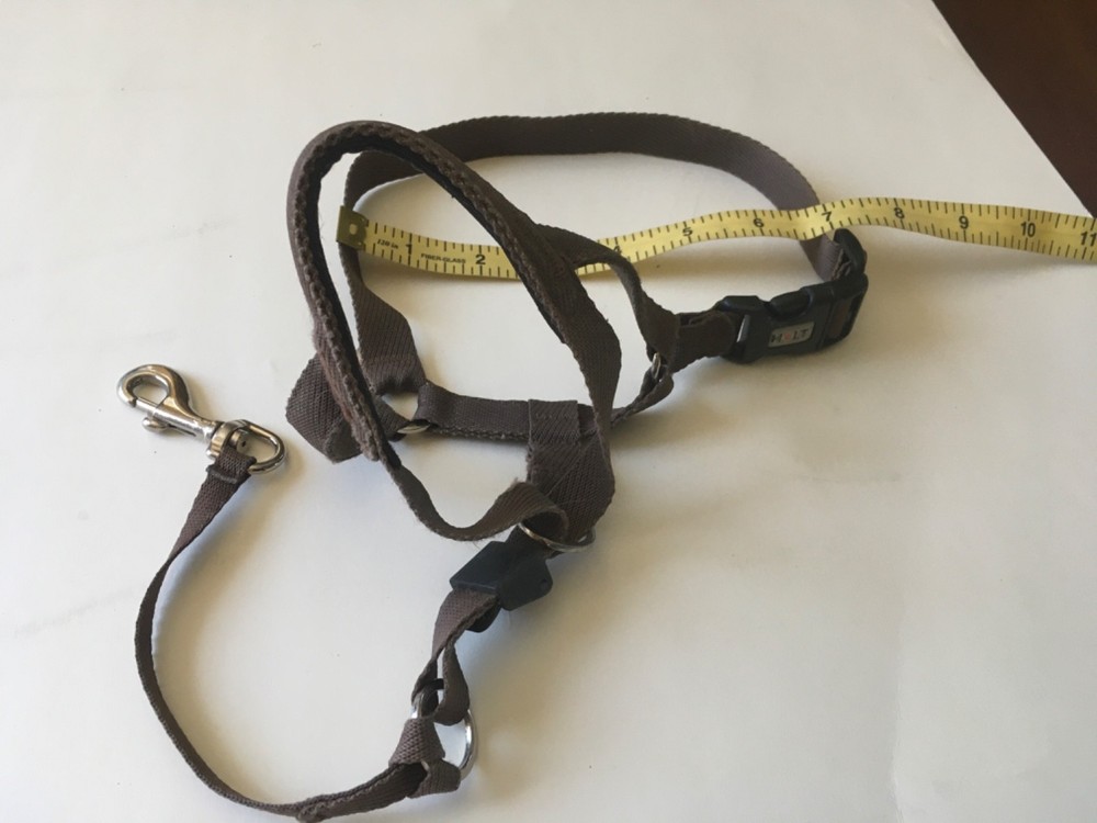 HOLT Soft Dog Muzzle, Adjustable Head Rope Mouth Collar Size 3