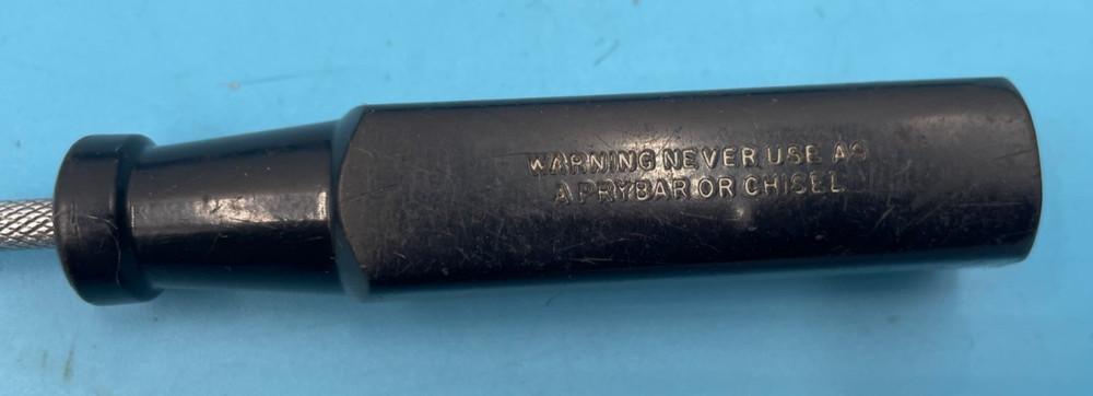 Snap On SSDE610B Precision Electricians Slotted Thin Cabinet Screwdriver 13”
