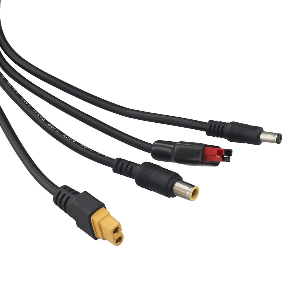 Multifunctional Solar Panel Extension Cable 4 Connectors in 1 Splitter