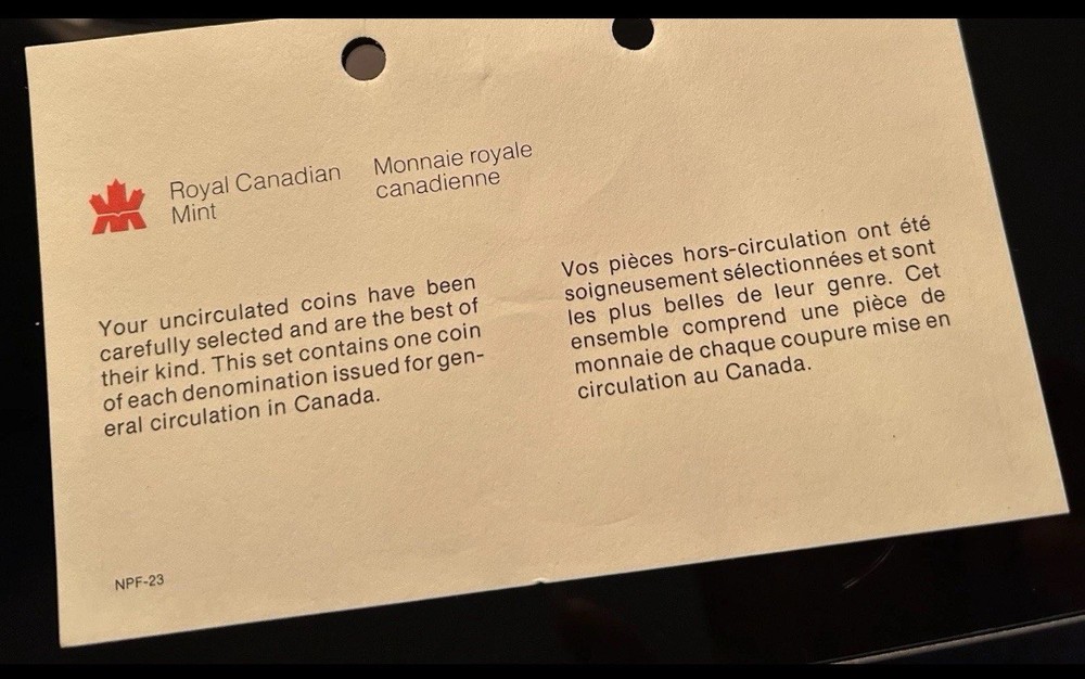 1983 Canada RCM Uncirculated Proof Like Prooflike Set