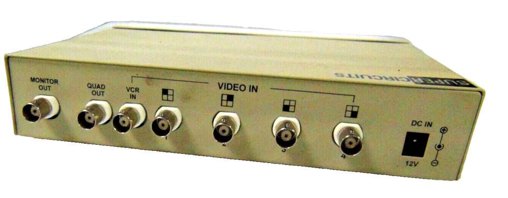 SUPER CIRCUITS VIDEO COLOR QUAD PROCESSOR ITEM NO. QS29 NTSC