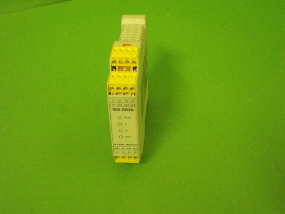 LEUZE ELECTRONIC Emergency Stop Relay MSI-SR4B-01