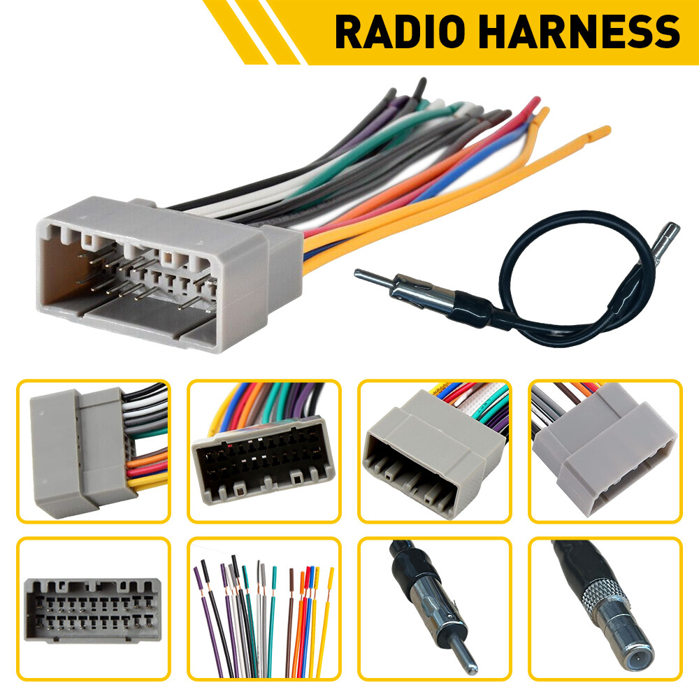 For 2002-2008 Dodge Chrysler  Car Stereo Radio Wiring Harness Adapter EXV