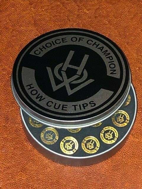 HOW Cue Tips - GENUINE - For your pool cue. S - Soft.