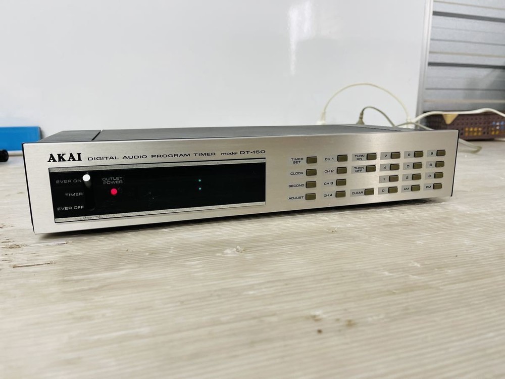 AKAI DT-150 Digital Audio Program Timer Vintage Tested Working Rare Japan JP