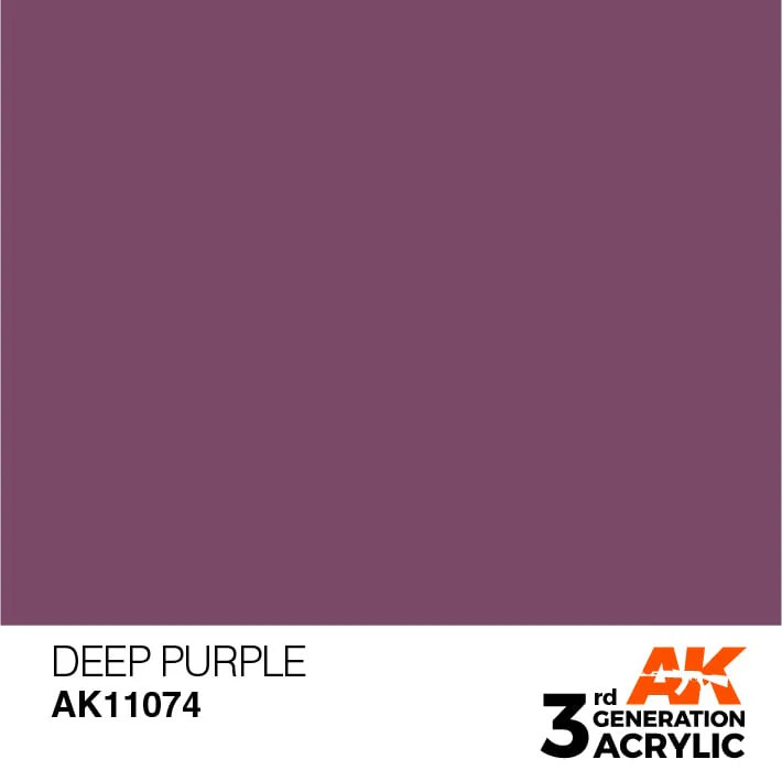 AK Interactive 3rd Gen Acrylic AK11074 Deep Purple 17ml