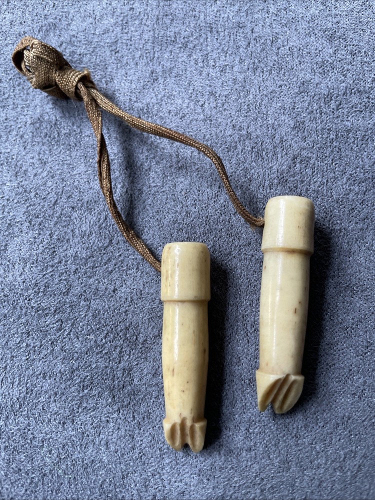 REDUCED! Antique Victorian Knitting Needle Guards