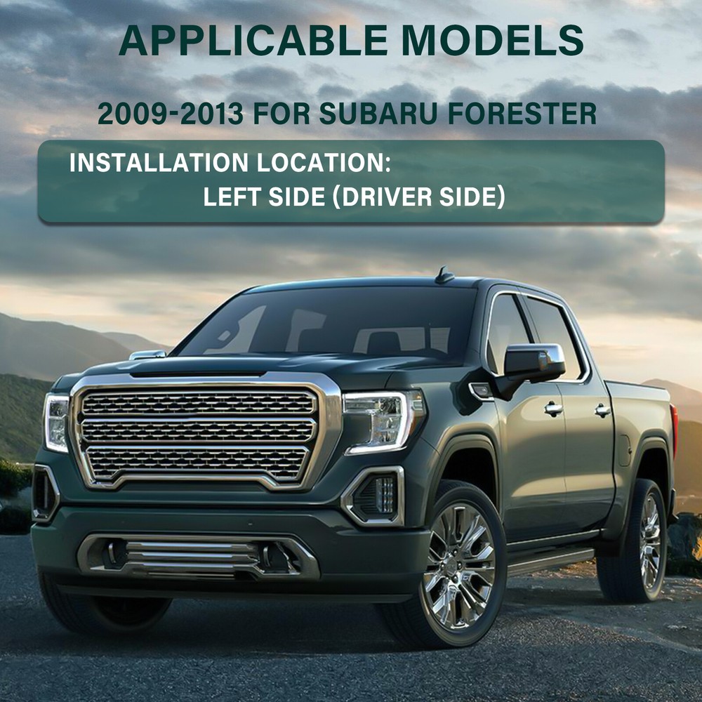 Driver Left Side Sun Visor For 2009-2013 Subaru Forester W/Mirror 92011SC033LO