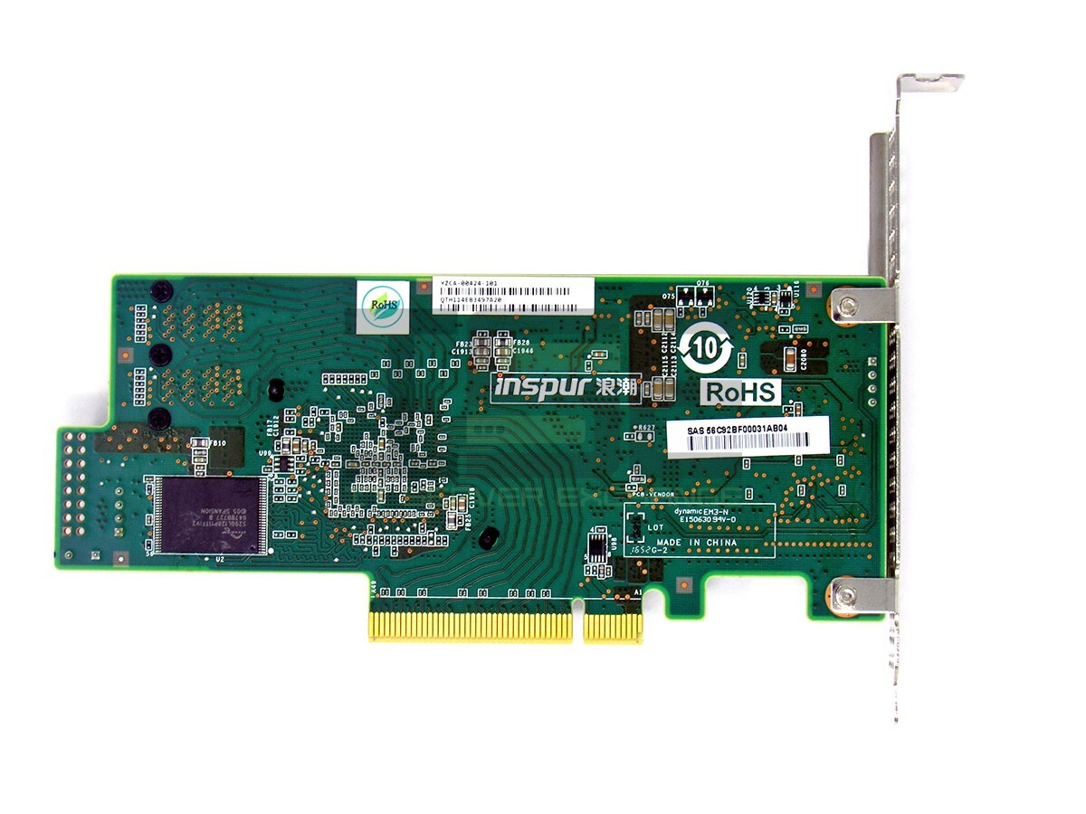 Inspur LSI SAS3008-i 8-Port 12Gb PCIe 3.0 SATA/SAS HBA IT Mode FreeNAS unRAID