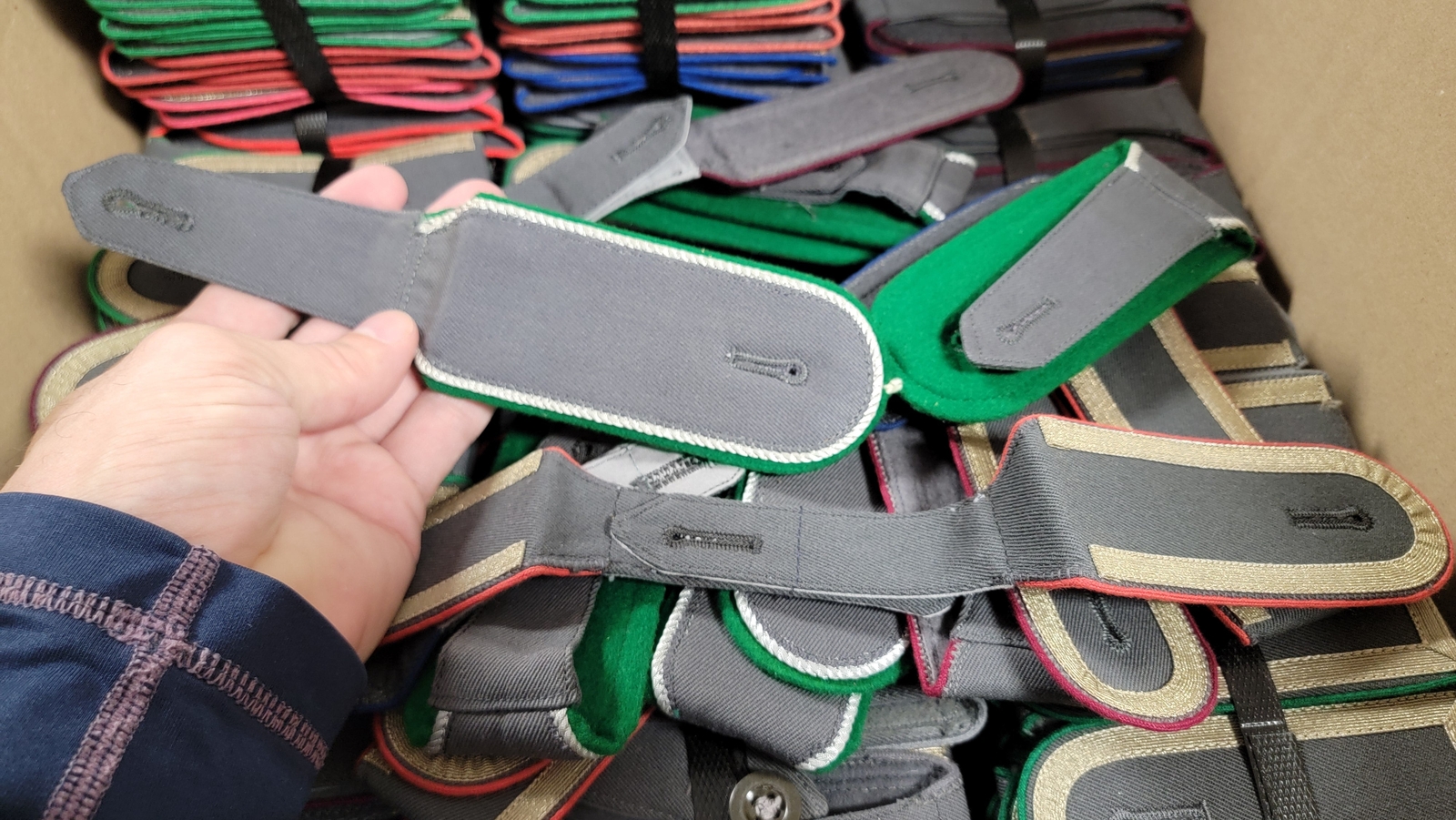 10 PACK German Army Rank Shoulder Boards - Military Surplus