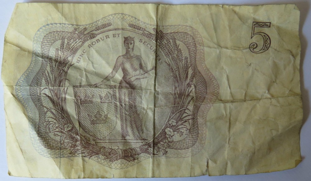 1963 Sweden 5 Kronor Banknote
