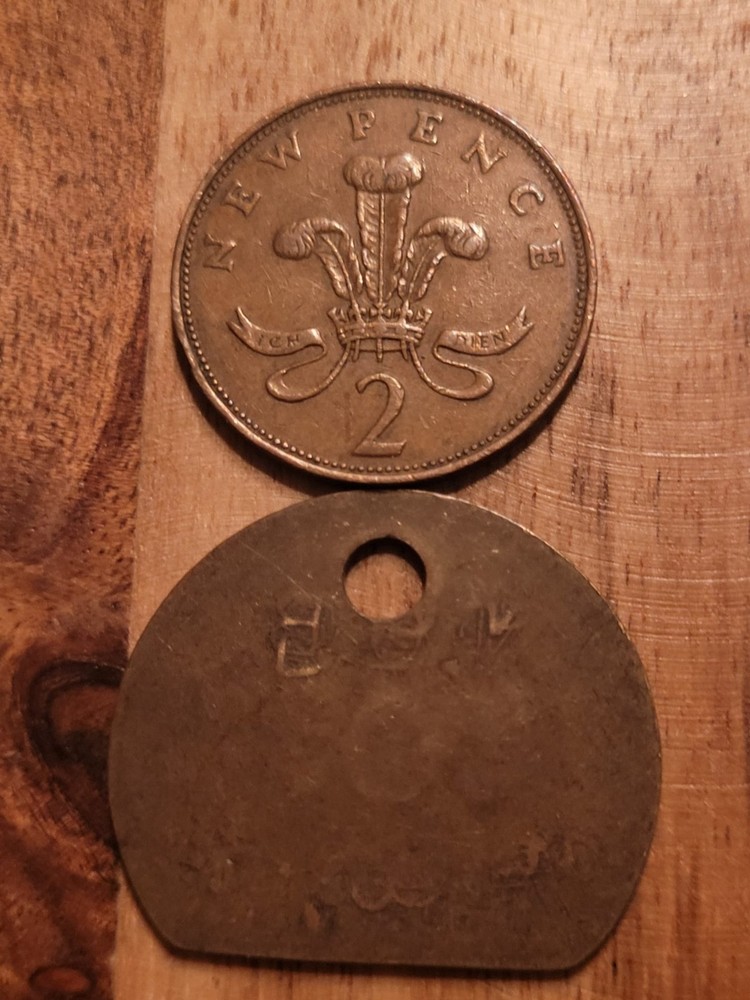 HATFIELD COLLIERY MINERS PIT CHECK BRASS MINING MEMROBILLIA N.C.B