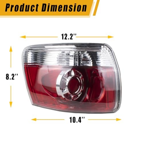 Tail Light Compatible With 2007 2008 2009 2010 2011 2012 Right Passenger Side