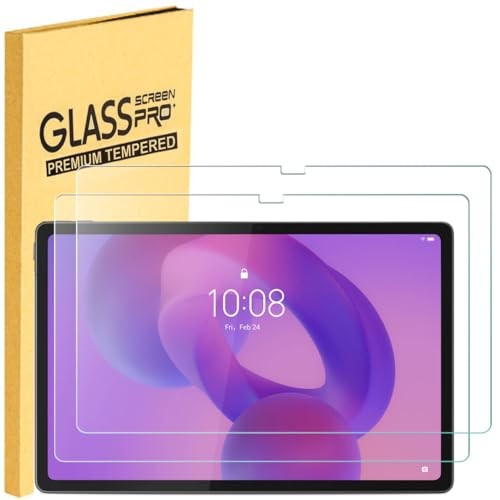 2-Pack Tempered Glass Screen Protector for 2025 Lenovo Idea Tab Plus 12.1" /