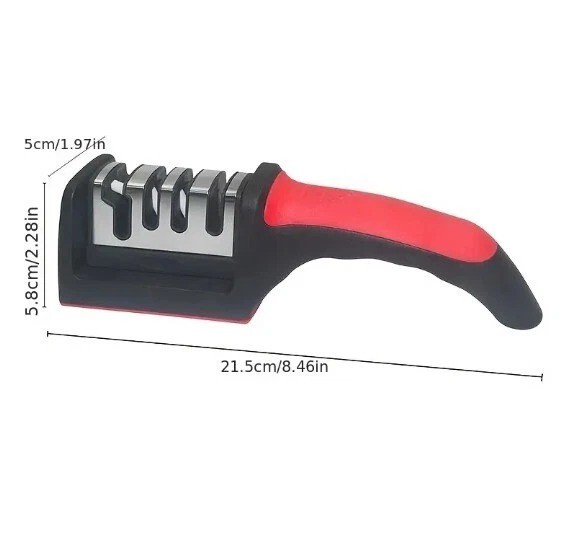 Knife Sharpener Professional Ceramic Tungsten Kitchen Sharpening System 4 Stage