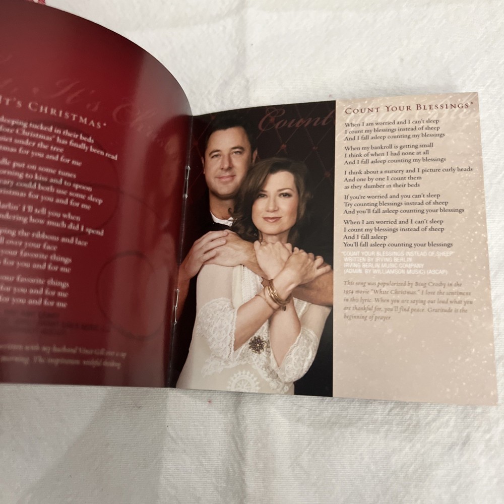Amy Grant Signed Autographed CD Insert (No CD)