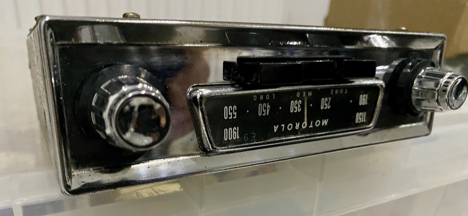 Motorola 115T chrome Car Radio Classic Vintage fully working