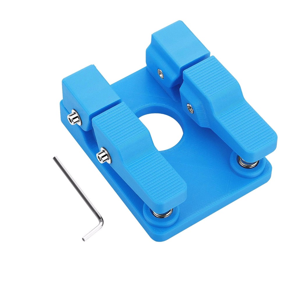 Blue Adjustable Welding Soldering Station Silicone Wire Clamp Bracket Worktable