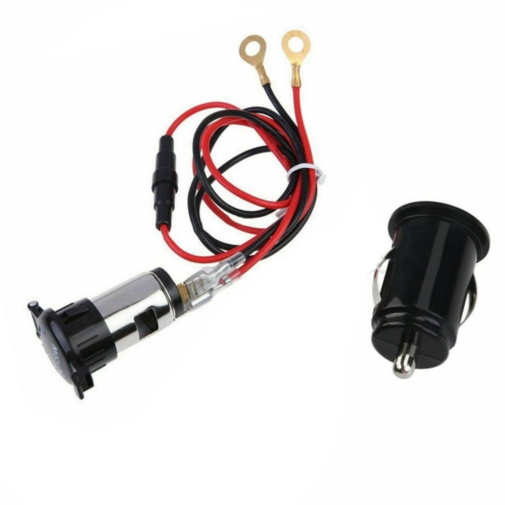 Portable Power Supply Car Cigarette Lighter Socket Outlet Plug Adapter Outlet