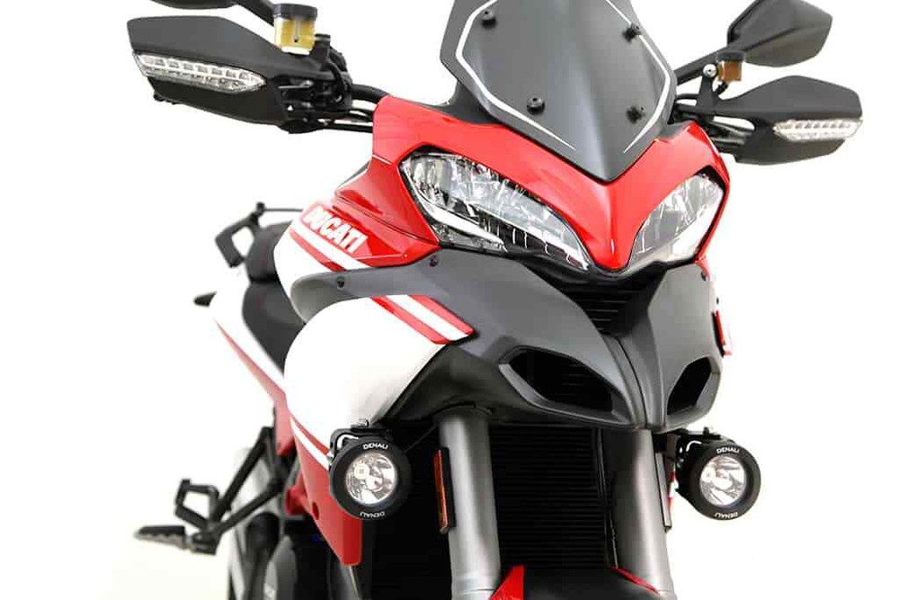 Denali Auxiliary Light Mounting Bracket For Ducati Multistrada 1200/S Models