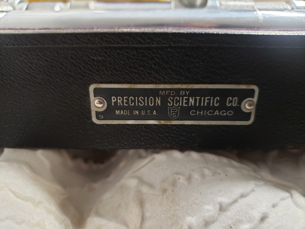 Vintage Precision Scientific Sight Glass Set