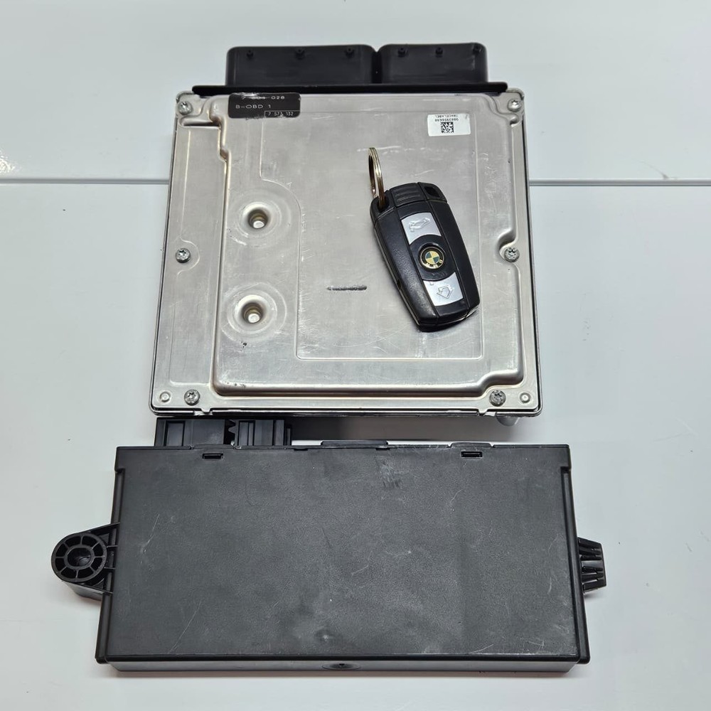 2010-2015 BMW E84 X1 N46 Engine Control Module DME ECU KEY SET 7603575