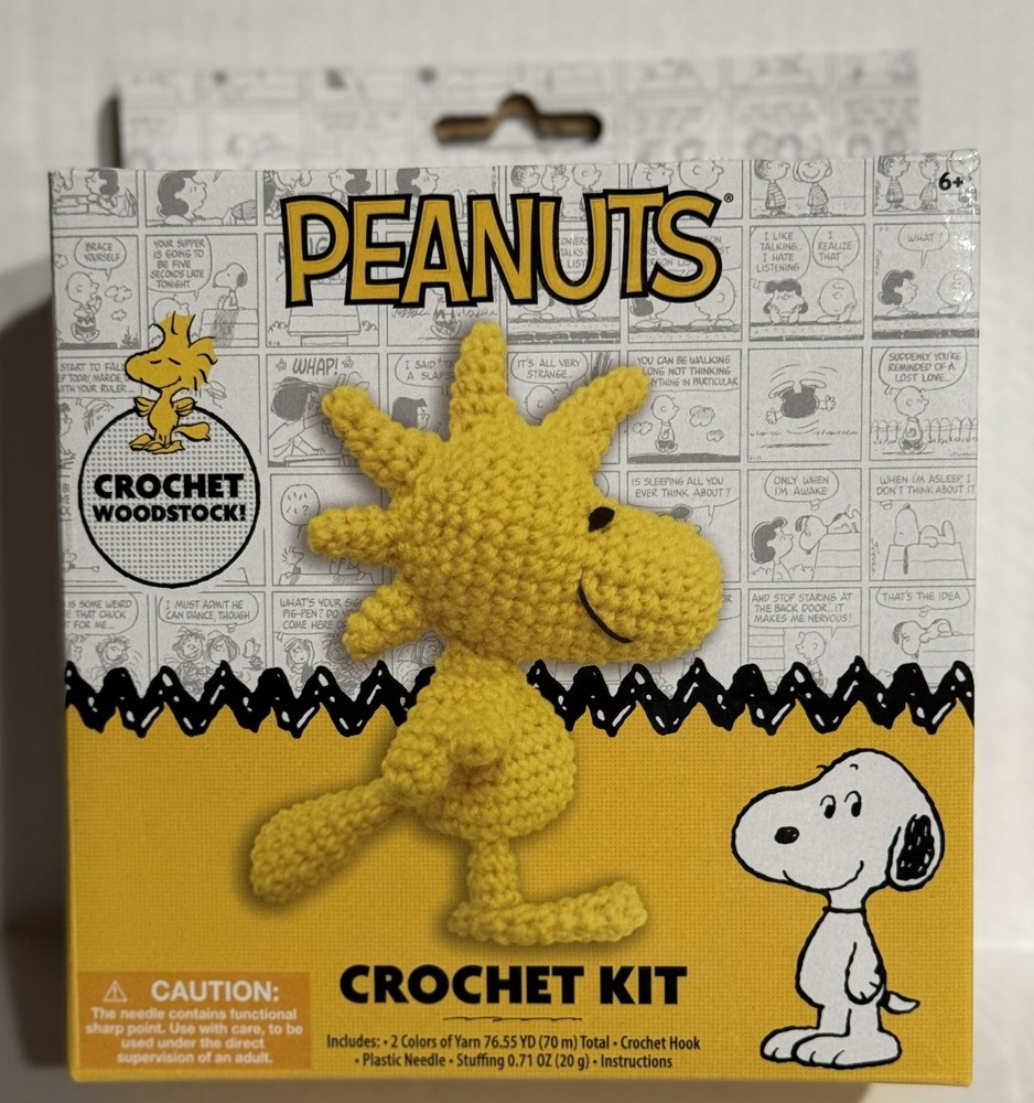 Peanuts ~ Woodstock Crochet Kit ~ NEW