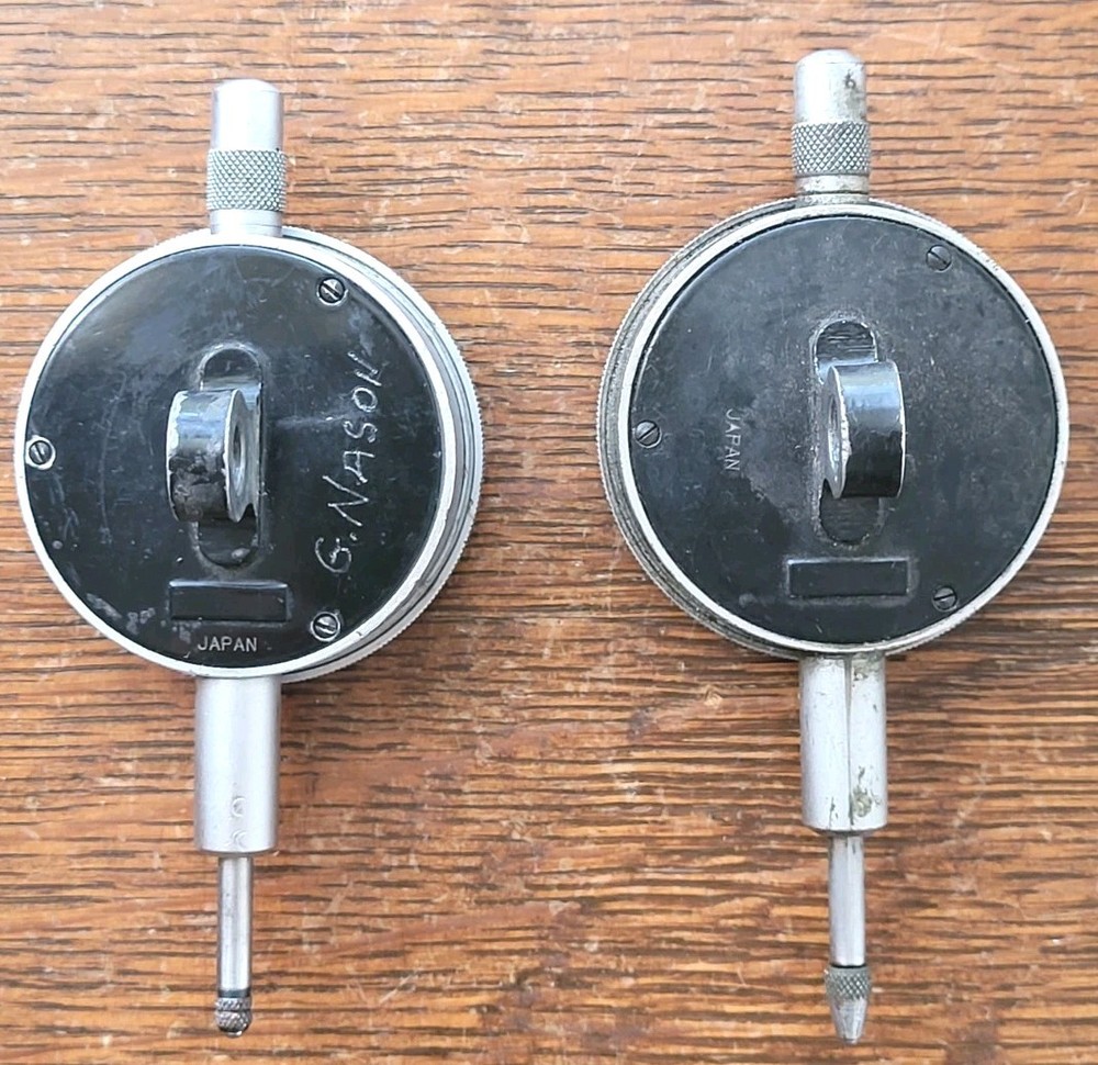 (2) Fowler Precision Tools Dial Indicators .001" Machinist Tools