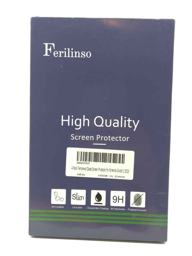 4 Pack Tempered Glass Screen Protector for Nintendo Switch 2 2025
