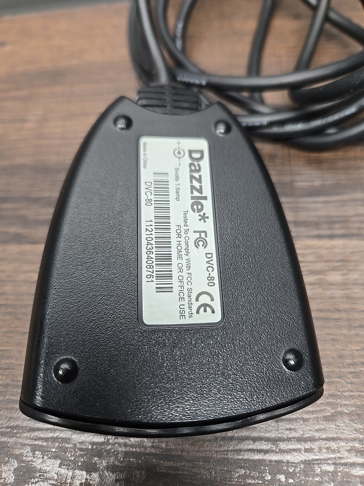 DAZZLE DVC-80 Digital Video Creator 80 Video Capture Device RCA USB Cable Tested