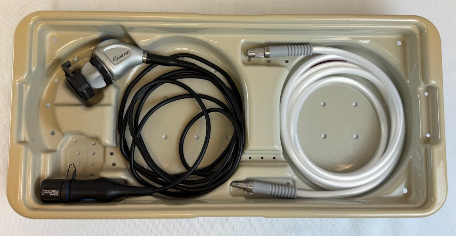 Stryker 1288 HD Camera Head & Coupler w/ Clear Case Light Cable & Case Endoscopy