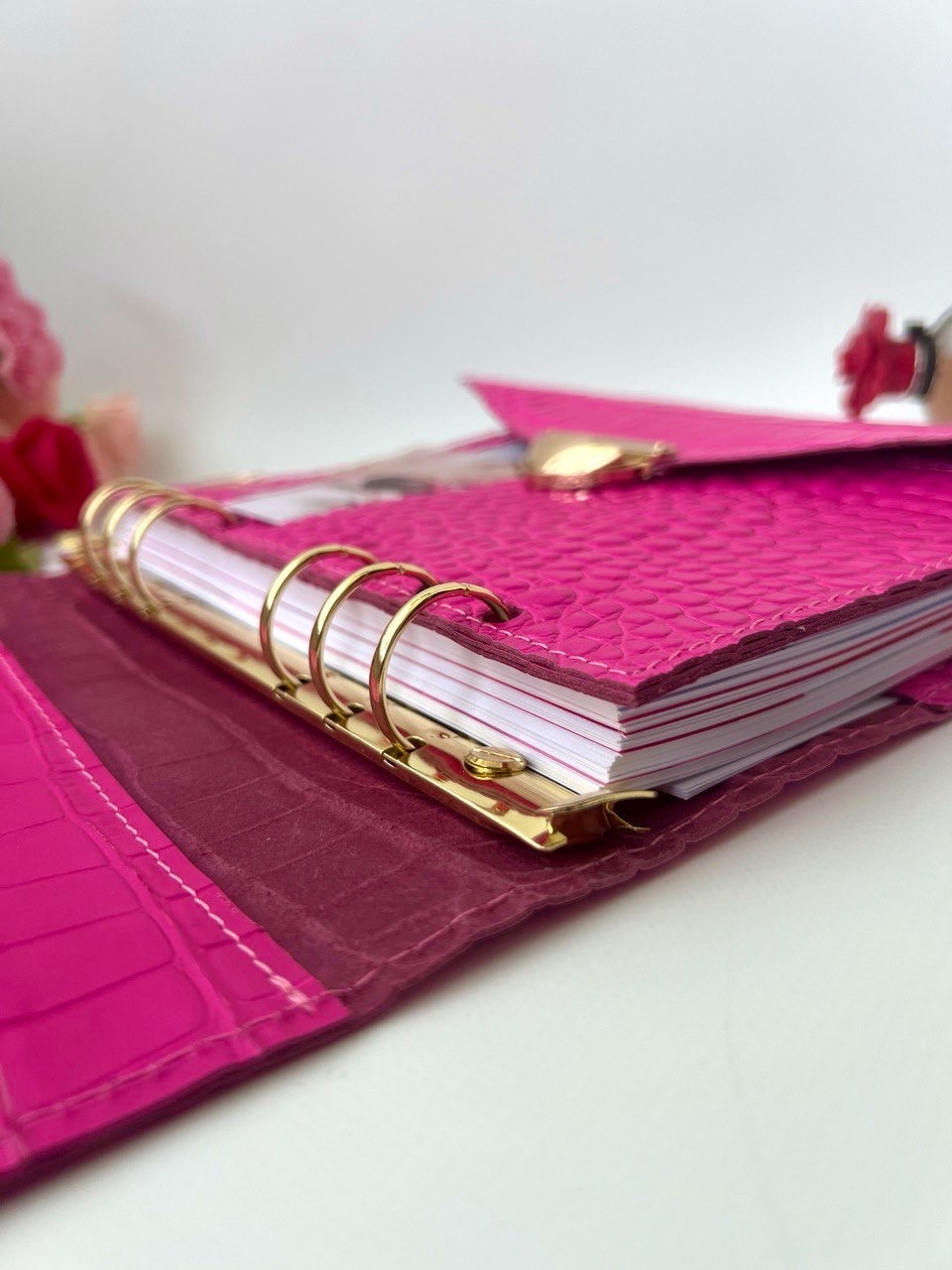 Leather cover A5 notebook. Just leather cover A5 for notebook with binder.