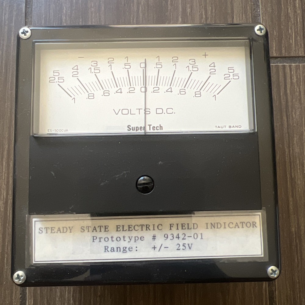 Super Tech Volts DC Steady State Electric Field Indicator Prototype 9342-01