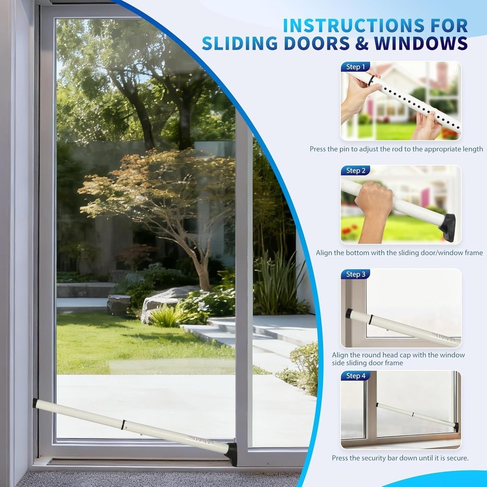 Portable Iron Door Jammer – Adjustable 2-in-1 Security Solution for Travel