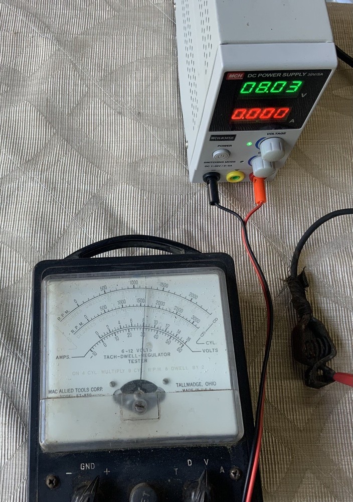 Vintage Mac Tools ET-850 Tach Dwell Volt Ohmmeter - Well Used - Needs Work