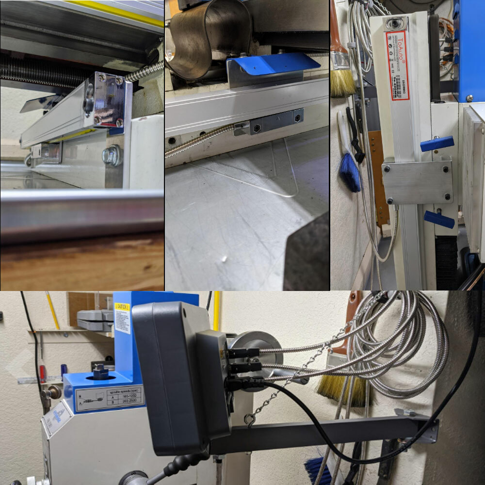 ToAuto Digital Readout 2/3 Axis DRO w/ Linear Scale 5μm Glass Encoder for CNC,US