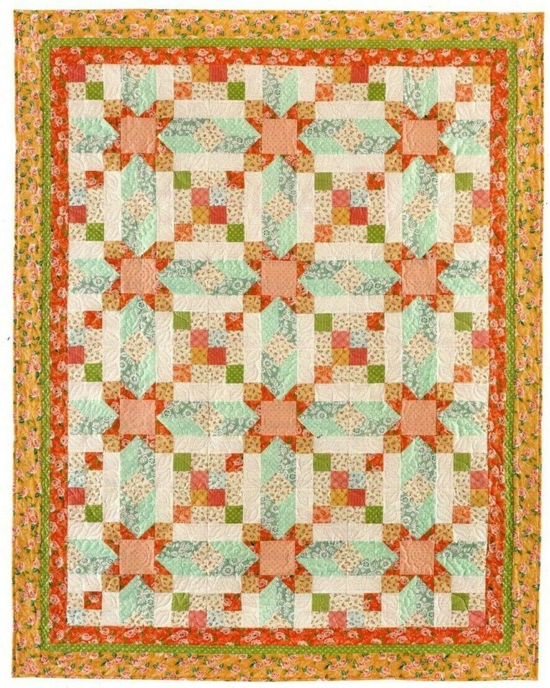 In The Summertime Quilt Pattern Pieced EB