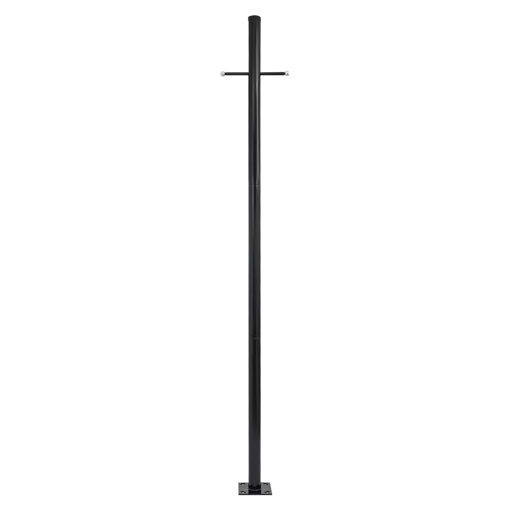 3m Split Street Light Pole,Outdoor Lamp Post for Driveway, Pathways, Front Yard