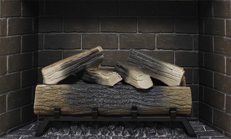 33" Infrared Electric Fireplace Insert Heater Realistic Flame w/Crackling Sound