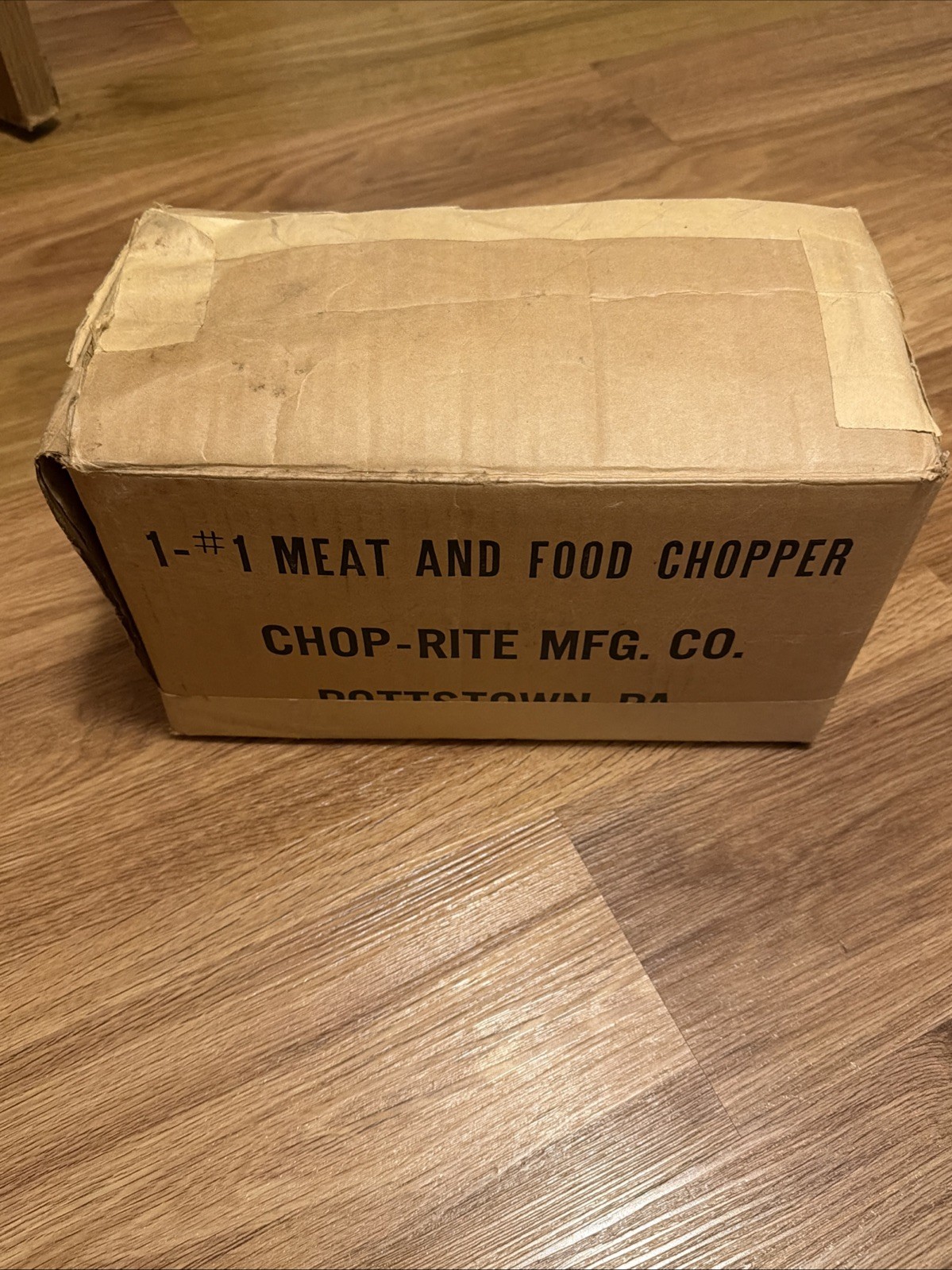Chop-Rite MFG #1 Meat & Food Chopper Clampless Counter Top Tool In Box USA Made