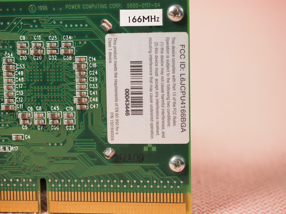 PowerPC 604 PowerMac Accelerator PowerPC Power Computing 166MHz 5000-0117-04