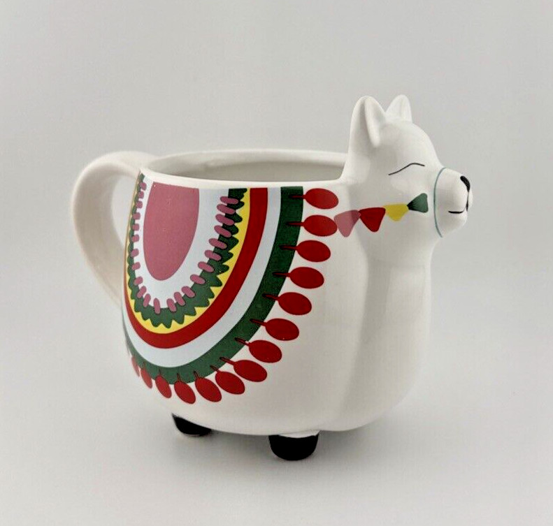 Thoughtfully Dolomite Llama Mug Coffee Tea NEW