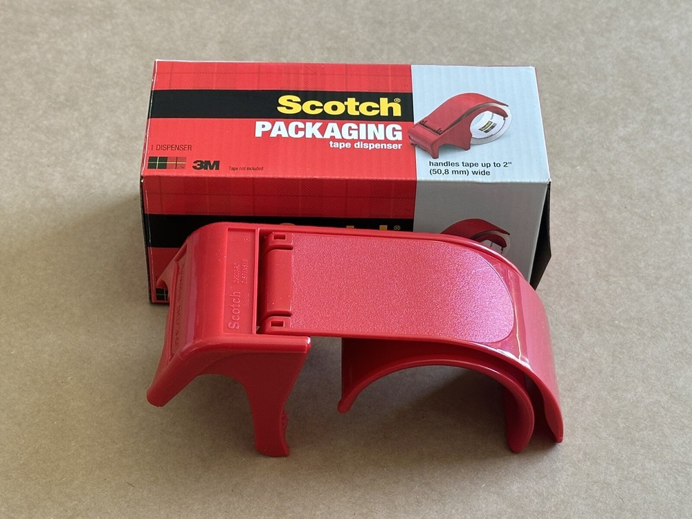 Scotch Compact and Quick Loading Dispenser for Box Sealing Tape 3" Core Plastic