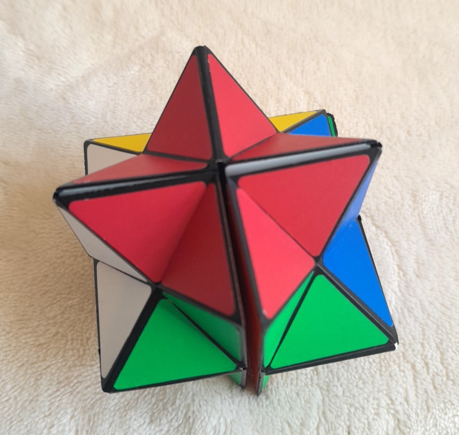 Rubiks Cube Magic Star Puzzle Solving Mind Game Brain Teaser Toy