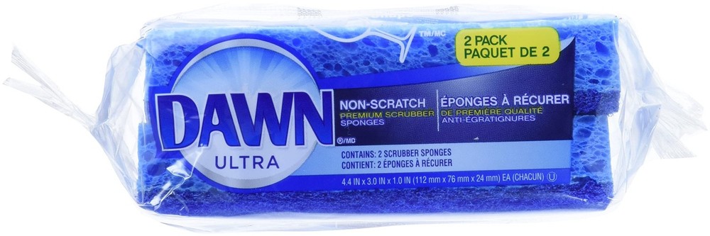 Dawn Non Scratch Sponges 2 pk