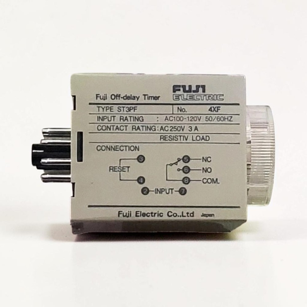 FUJI ST3PF ELECTRONIC TIMER TIME RANGE 1SECOND 110VAC FREE FAST SHIPPING