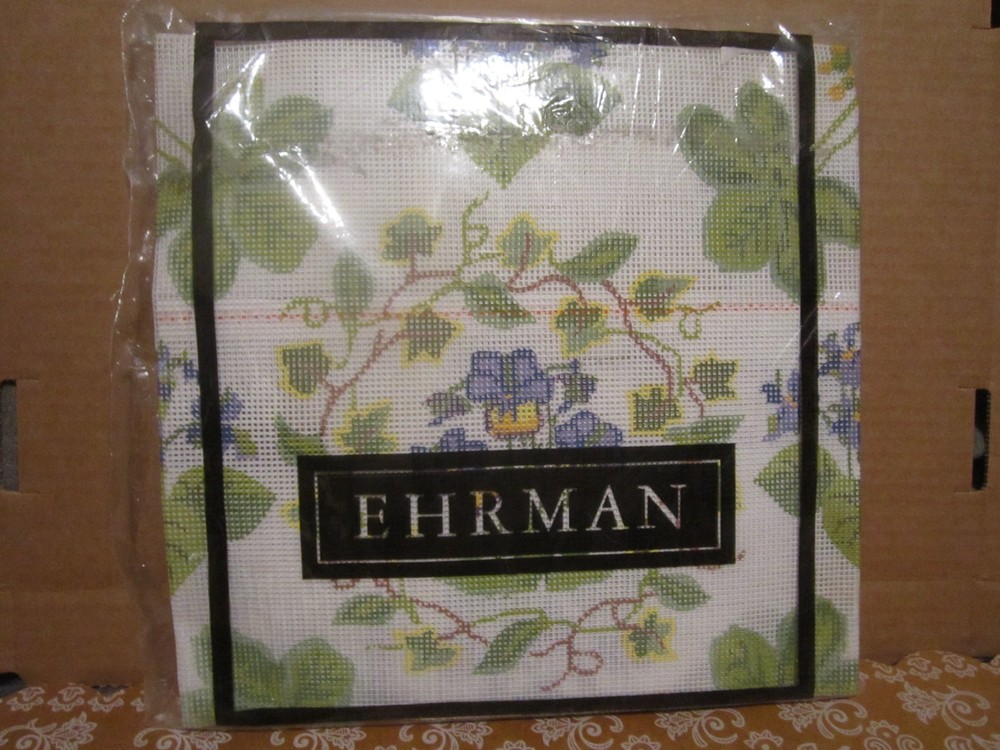 Ehrman Needlepoint Tapestry Kit Spring Flowers New Open Package HTF Rare Pattern
