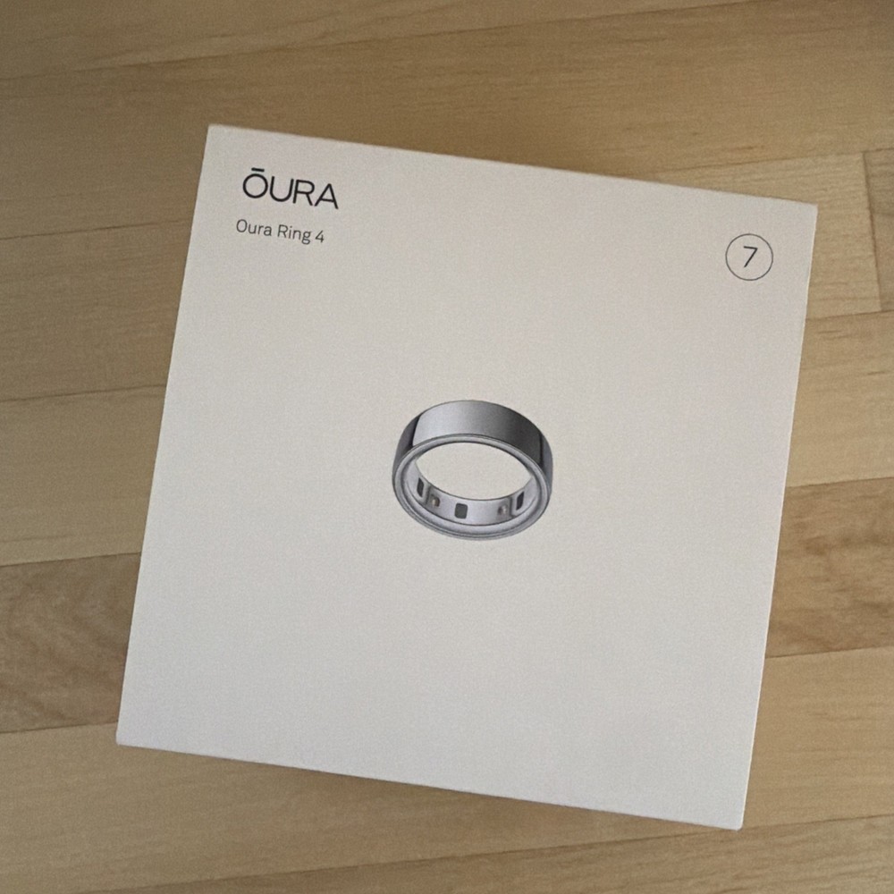 Oura Ring Gen 4 Smart Ring Size 7 Activity Tracker SILVER - New Sealed