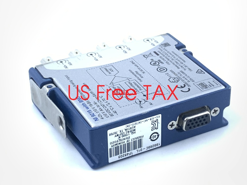 National Instruments NI 9215 cDAQ Analog Input Module BNC, Simultaneous Sampling