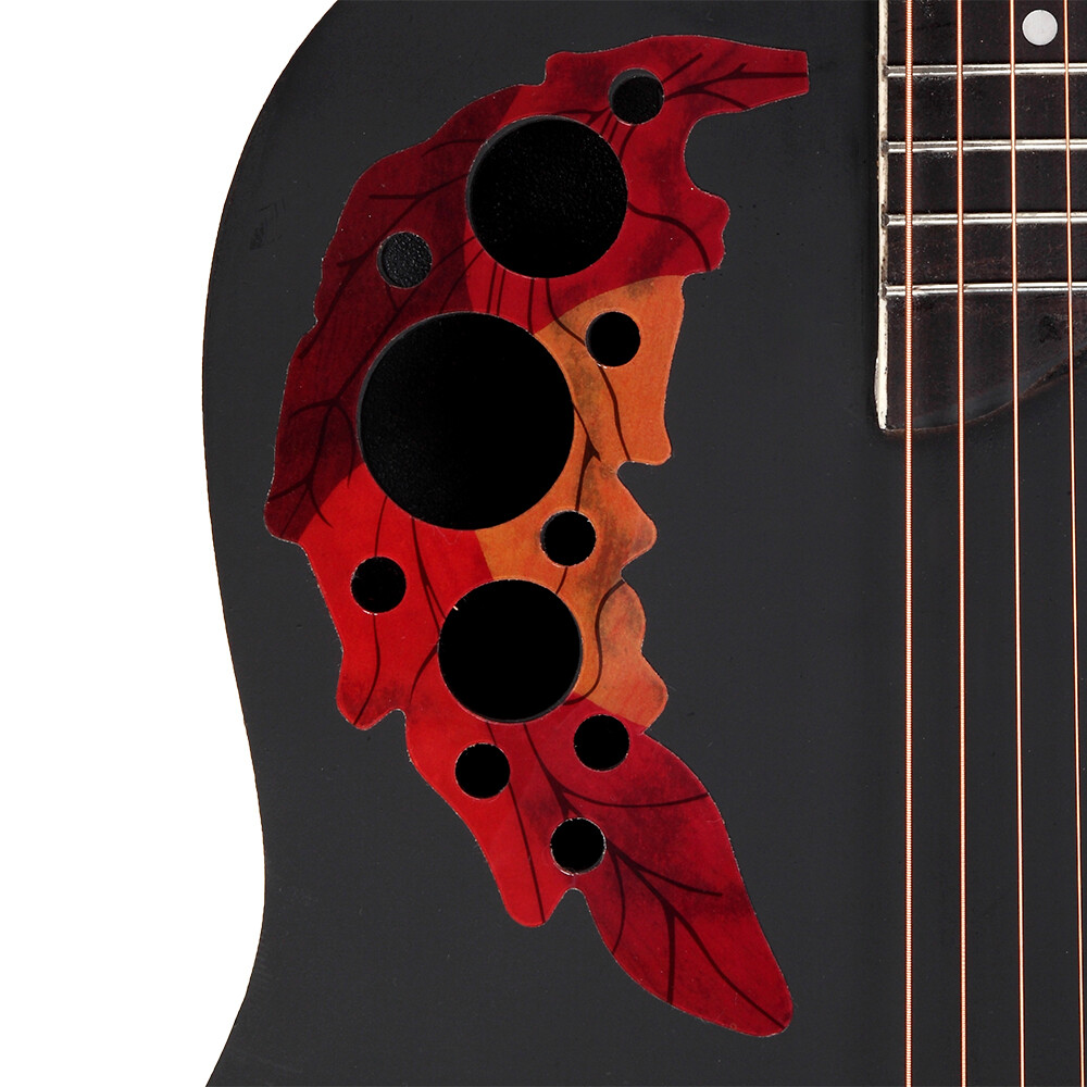 41inch Missing Corner Spruce Panel Matte Round Back Folk Guitar+bag+wrench Black